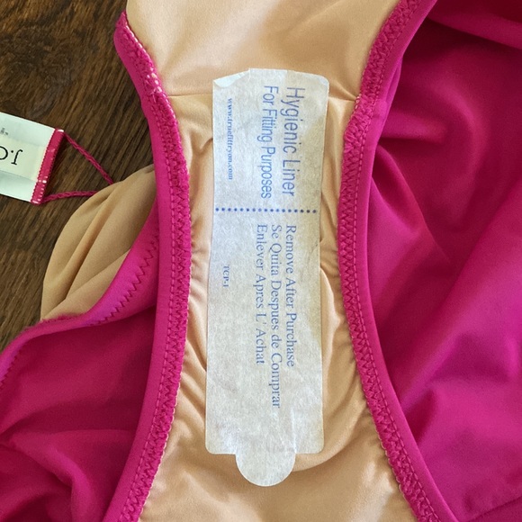 J.Crew Factory High Waist Tie Bikini Bottoms in Radiant Fuchsia Medium - Picture 12 of 12